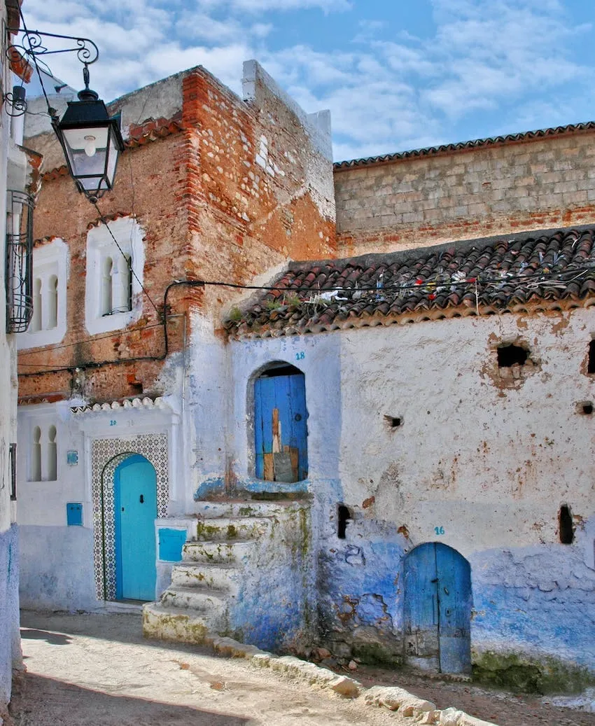 Ancienne maison en plein hiver à Chefchaouen