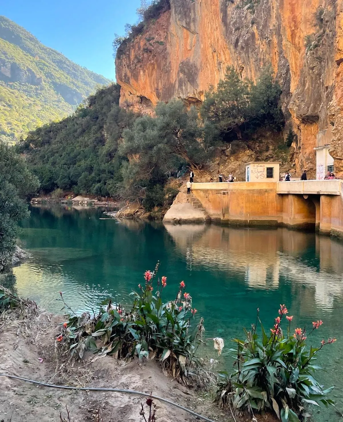eau verte douce à Akchour
